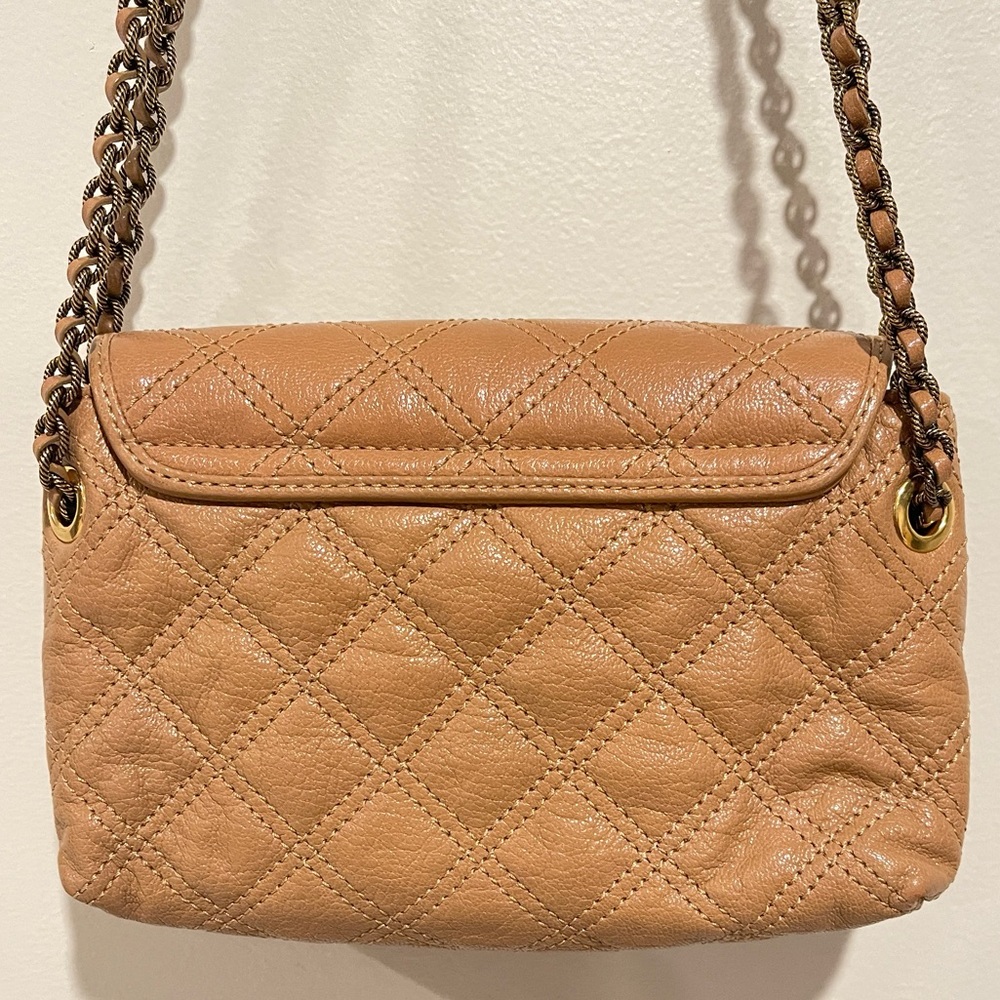 ❤️‍🔥 MARC JACOBS The Single Baroque Quilted Small Bag, Nude - Picture 9 of 10
